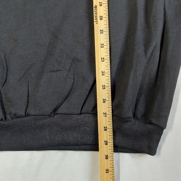 Duo International Vintage NWT Black Long Sleeve Sweatshirt, 3X - Picture 11 of 12